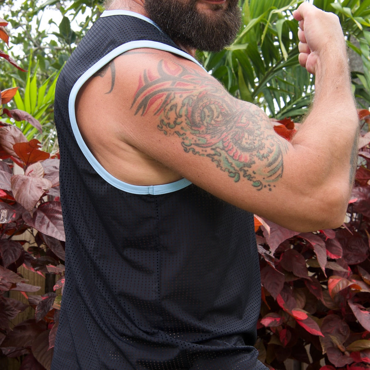 Mesh Tank - Ice Blue