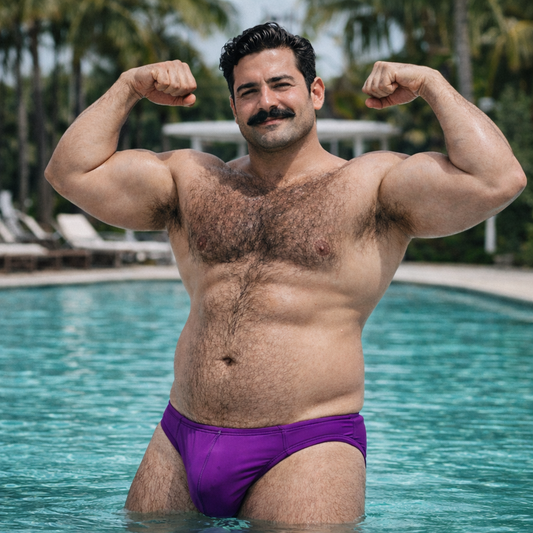 Mini Swim Brief - Mulberry