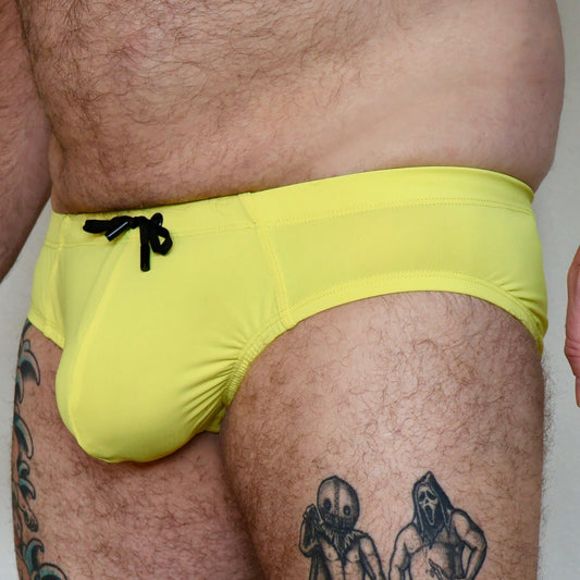 Classic Swim Brief - Lemon
