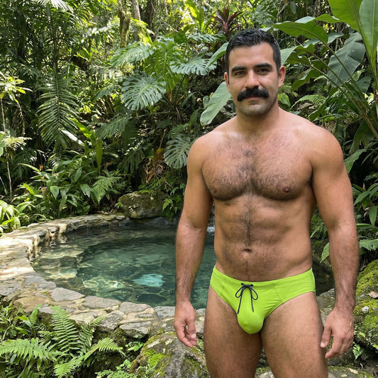 Classic Swim Brief - Lime Light
