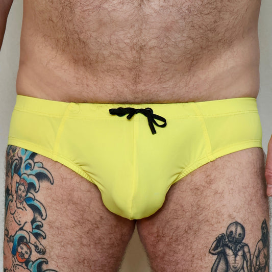 Classic Swim Brief - Lemon