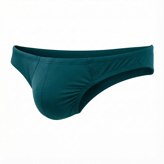 Bear Threads mini swim brief in Tidal Tease (dark teal)