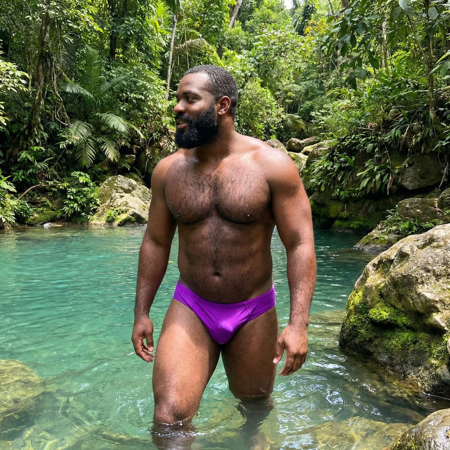 Mini Swim Brief - Mulberry