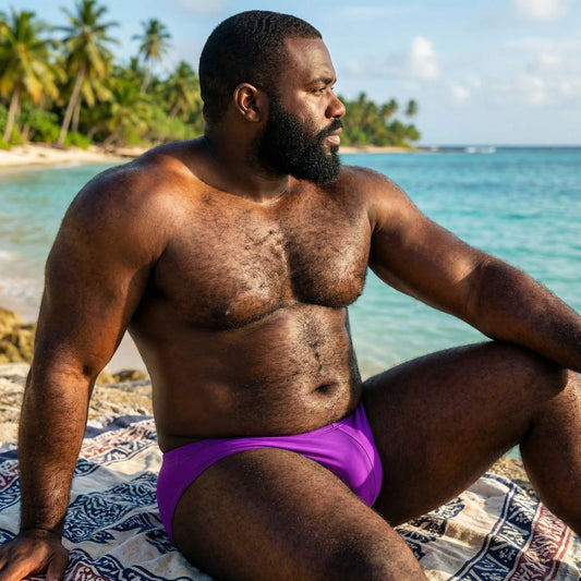 Mini Swim Brief - Mulberry