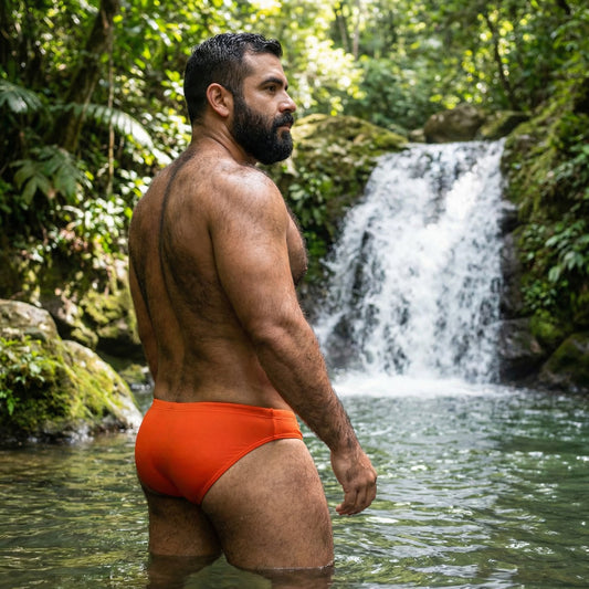 Mini Swim Brief - Papaya