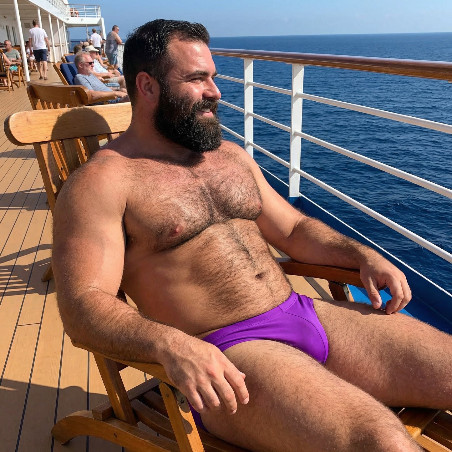 Mini Swim Brief - Mulberry