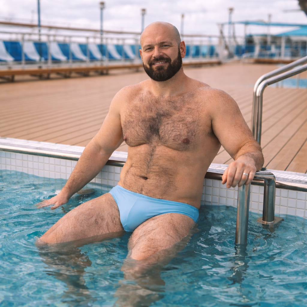 Mini Swim Brief - Ice Blue