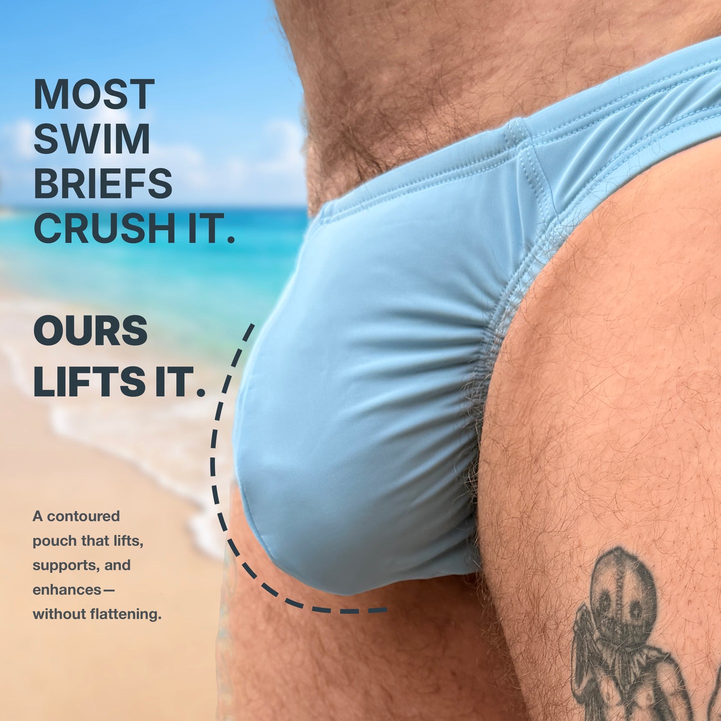 Mini Swim Brief - Ice Blue